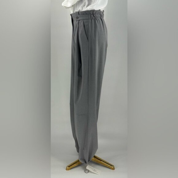 🆕 RAT & BOA 🧿 NWT Simona Pleated Trouser, Adjustable Drawstring, Grey - Sz XS - Picture 5 of 16